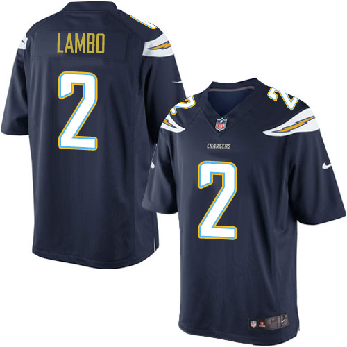 Youth Limited Josh Lambo Nike Jersey Navy Blue Home - #2 NFL Los Angeles Chargers